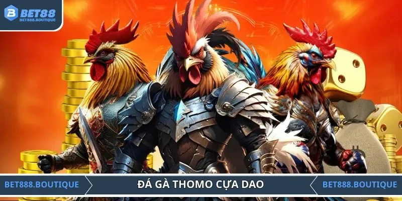 Đá gà Thomo cựa dao cần chiến kê lì lợm và kỹ thuật cao