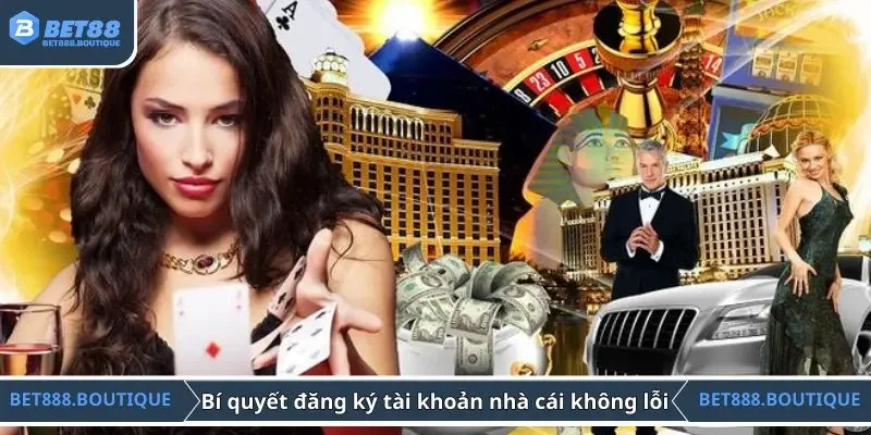 Bí quyết đăng ký tài khoản nhà cái không lỗi