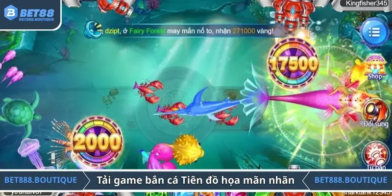 Tải game bắn cá Tiên với đồ họa mãn nhãn