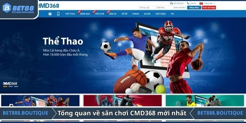 Tổng quan về sân chơi CMD368 mới nhất